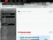 Tablet Screenshot of marcusmota.wordpress.com