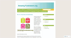 Desktop Screenshot of amazingfundraisers.wordpress.com