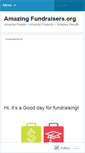 Mobile Screenshot of amazingfundraisers.wordpress.com