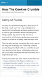 Mobile Screenshot of howthecookiescrumble.wordpress.com