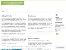 Tablet Screenshot of howthecookiescrumble.wordpress.com