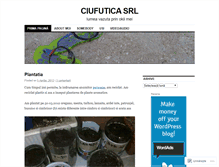 Tablet Screenshot of ciufuticasrl.wordpress.com