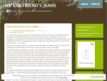 Tablet Screenshot of mygirlfriendsjeans.wordpress.com