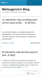 Mobile Screenshot of melisagarcia.wordpress.com
