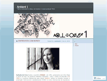 Tablet Screenshot of ambient1.wordpress.com
