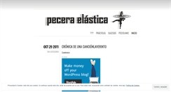 Desktop Screenshot of peceraelastica.wordpress.com