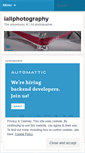 Mobile Screenshot of ialiphotography.wordpress.com