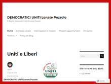 Tablet Screenshot of democraticiuniti.wordpress.com