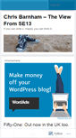 Mobile Screenshot of chrisbarnhamwriter.wordpress.com
