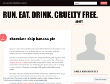 Tablet Screenshot of drinkrunvegan.wordpress.com