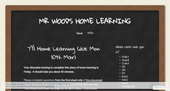 Desktop Screenshot of mrwoodsonlineclassroom.wordpress.com