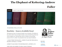 Tablet Screenshot of andrewfuller.wordpress.com