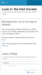 Mobile Screenshot of irishtraveler.wordpress.com