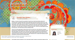 Desktop Screenshot of hertwrites.wordpress.com