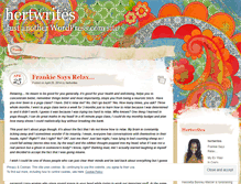 Tablet Screenshot of hertwrites.wordpress.com