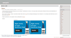 Desktop Screenshot of omsarti.wordpress.com