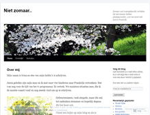 Tablet Screenshot of nietzomaar.wordpress.com