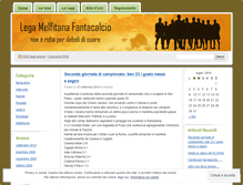Tablet Screenshot of legamelfitani.wordpress.com