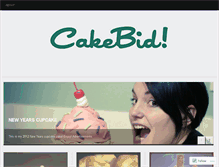 Tablet Screenshot of cakebidcakes.wordpress.com