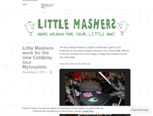 Tablet Screenshot of littlemashers.wordpress.com
