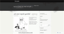 Desktop Screenshot of desprecancer.wordpress.com