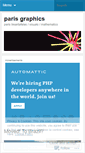 Mobile Screenshot of parisgraphics.wordpress.com