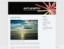 Tablet Screenshot of parisgraphics.wordpress.com