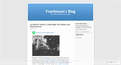 Desktop Screenshot of franfolsom.wordpress.com