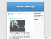 Tablet Screenshot of franfolsom.wordpress.com