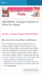 Mobile Screenshot of onlineweightlossclub.wordpress.com