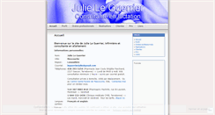 Desktop Screenshot of julieleguerrier.wordpress.com