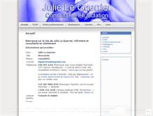 Tablet Screenshot of julieleguerrier.wordpress.com