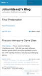 Mobile Screenshot of jchamblessjr.wordpress.com