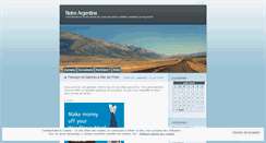 Desktop Screenshot of notreargentine.wordpress.com