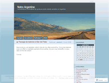 Tablet Screenshot of notreargentine.wordpress.com