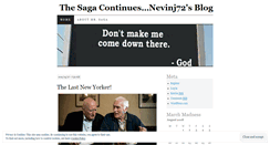 Desktop Screenshot of nevinj72.wordpress.com
