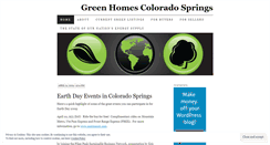 Desktop Screenshot of greenhomescoloradosprings.wordpress.com