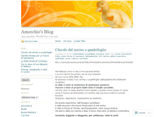 Tablet Screenshot of amorchio.wordpress.com