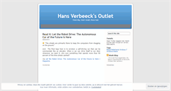 Desktop Screenshot of hansver.wordpress.com