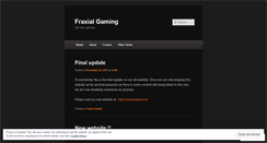 Desktop Screenshot of fraxial.wordpress.com
