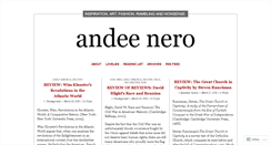 Desktop Screenshot of andeenero.wordpress.com