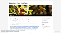 Desktop Screenshot of elkinsparkfarm.wordpress.com