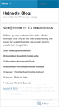 Mobile Screenshot of hajnad.wordpress.com