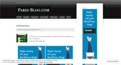 Desktop Screenshot of leblogdesparis.wordpress.com