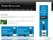 Tablet Screenshot of leblogdesparis.wordpress.com