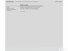 Tablet Screenshot of morethanlux.wordpress.com