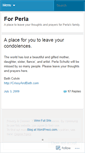 Mobile Screenshot of forperla.wordpress.com