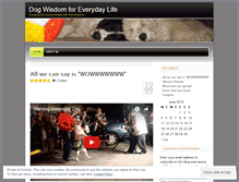 Tablet Screenshot of furrydogwisdom.wordpress.com