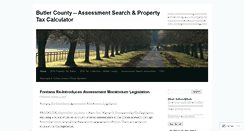 Desktop Screenshot of butlercountyassessment.wordpress.com