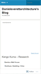 Mobile Screenshot of danieleverettarchitecture.wordpress.com